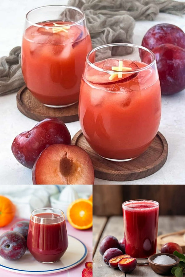 Fresh Purple Plums